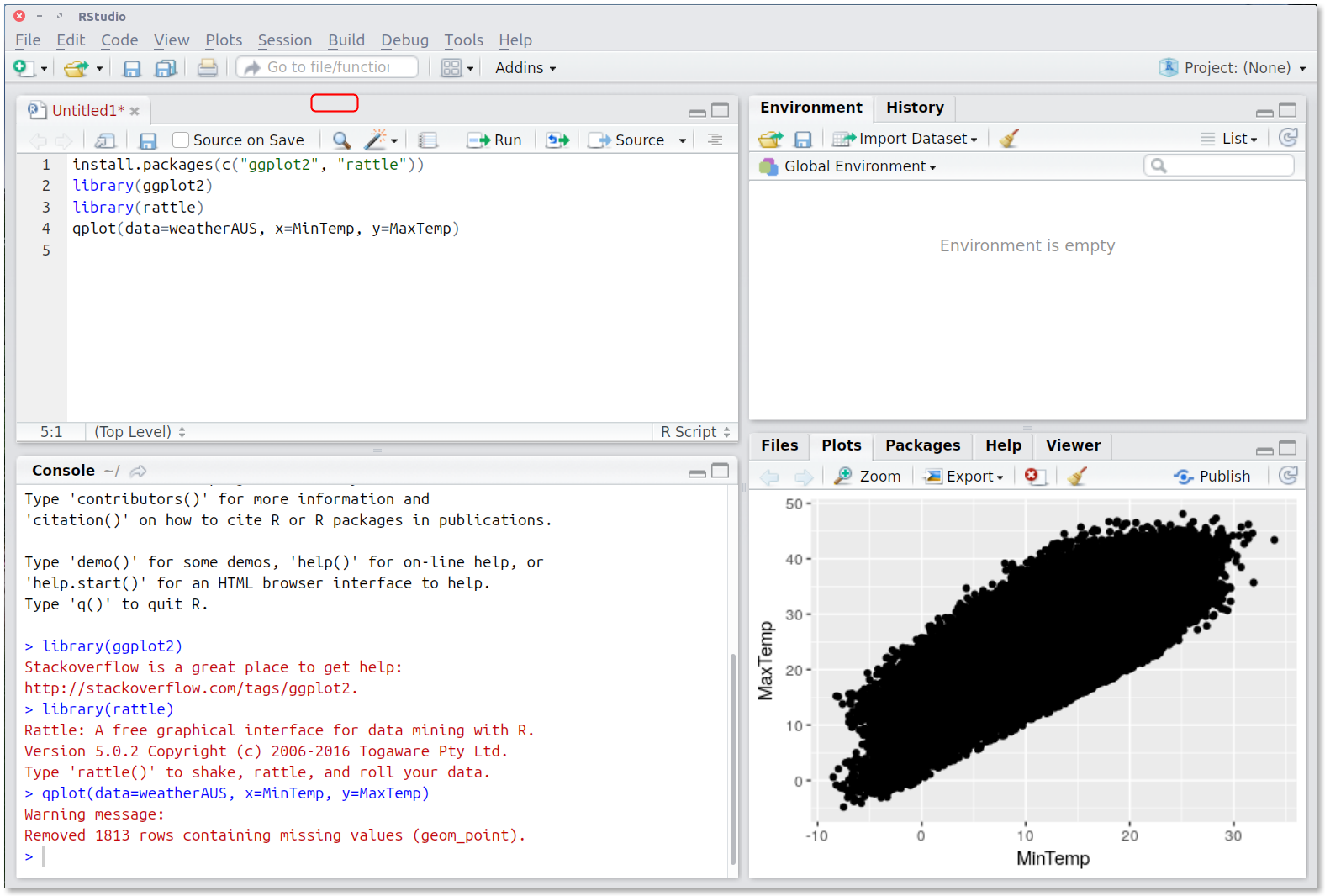 RStudio User Guide - Executing code